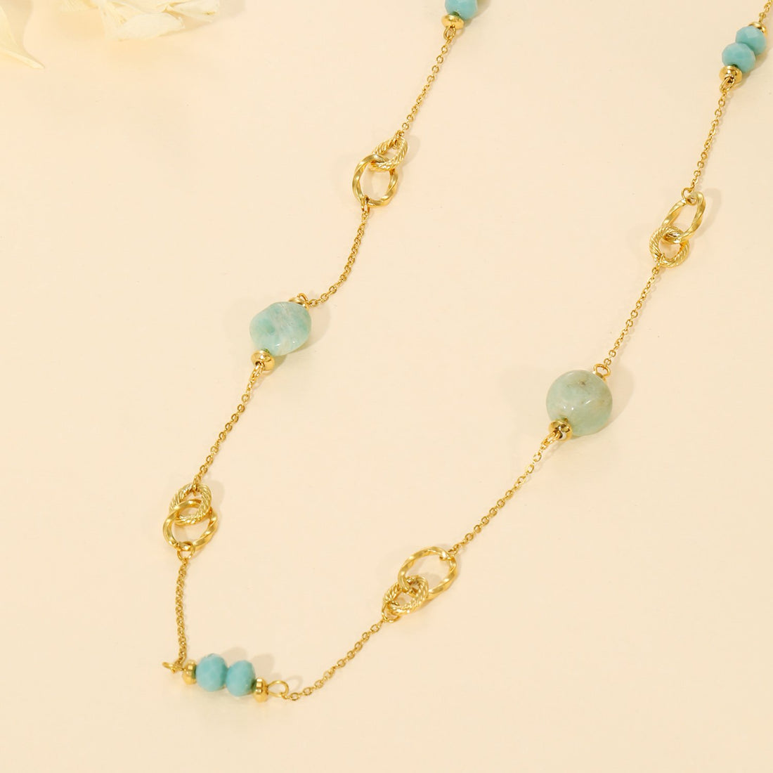 Long Necklace with Stones – Elegant & Versatile | Twinolo