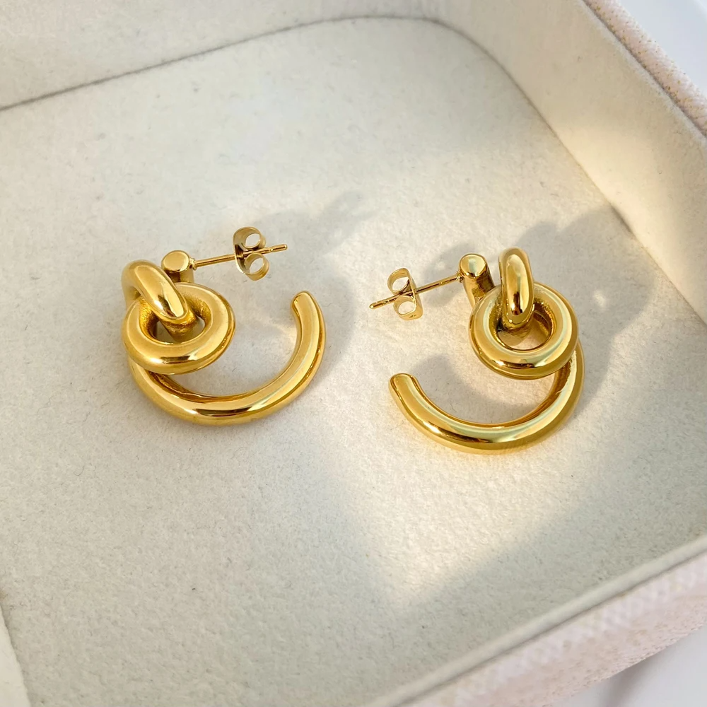 Mini Hoops in Silver & Gold – Timeless Duo | Twinolo