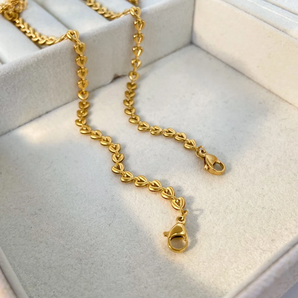 Gold-colored link bracelet – Timeless & Elegant | Twinolo