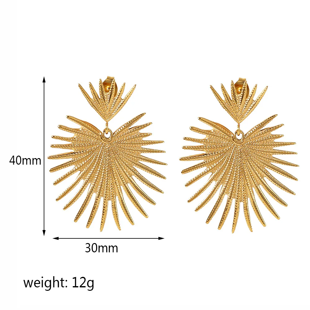 Gold Leaf Earrings – Subtle & Natural | Twinolo