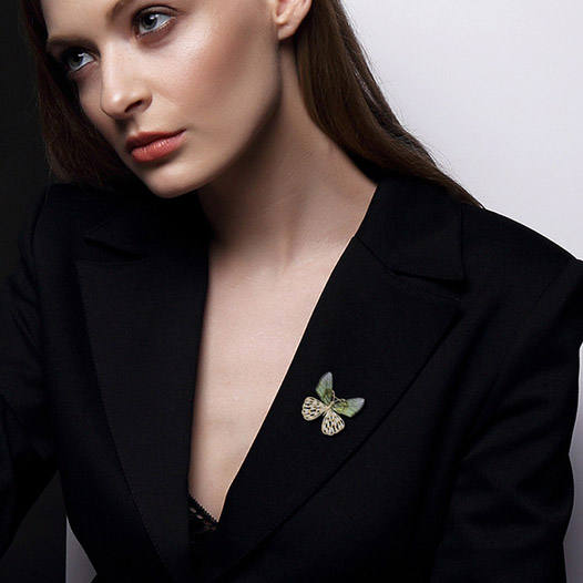🦋 Butterfly Brooch - Elegant Brooch with Crystals | Twinolo