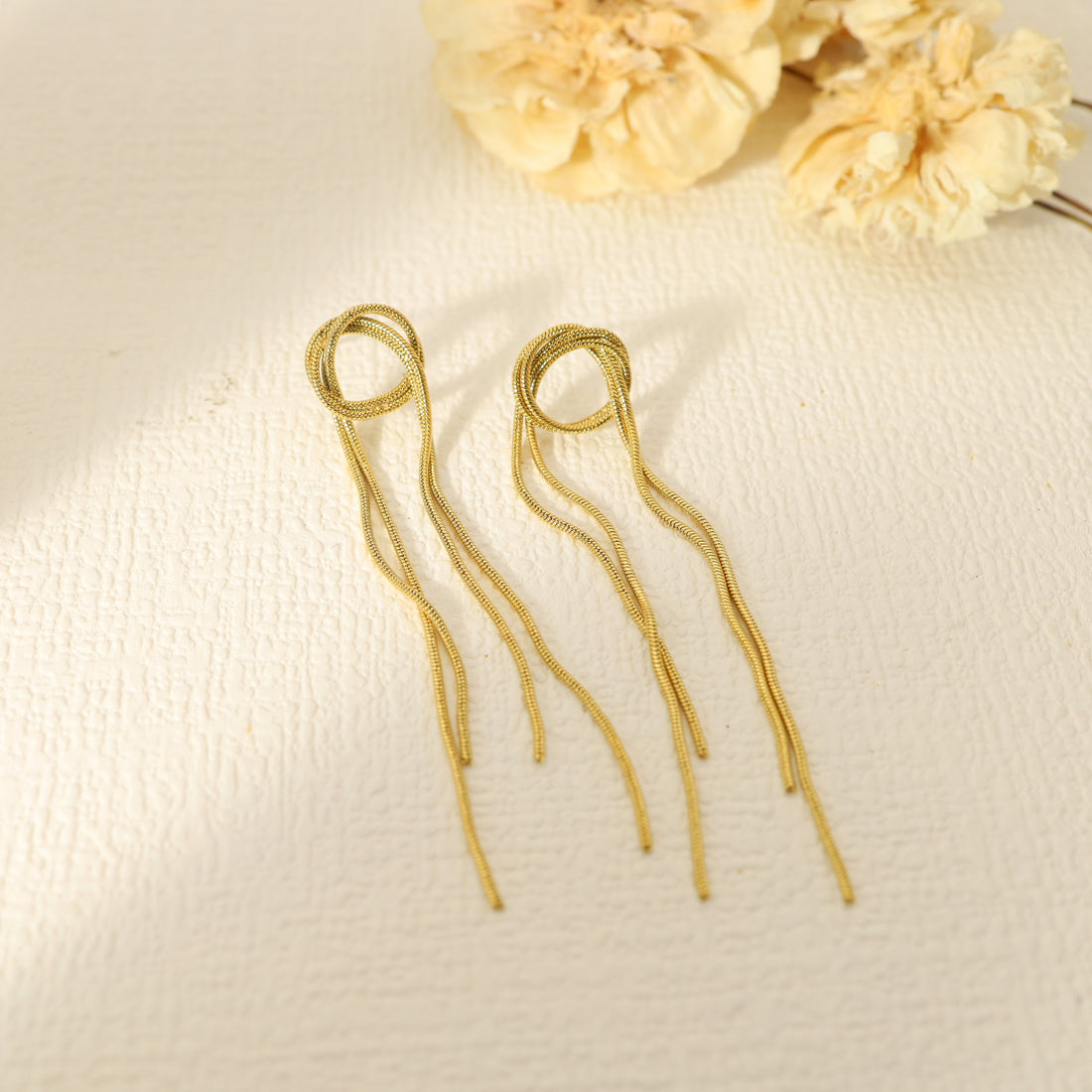 Long Earrings with Chains – Stylish Design | Twinolo