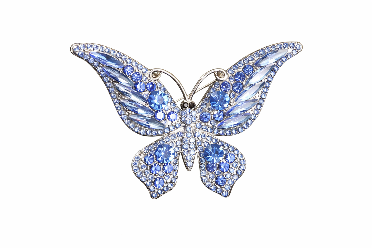 🦋 Butterfly Brooch - Elegant Brooch with Crystals | Twinolo