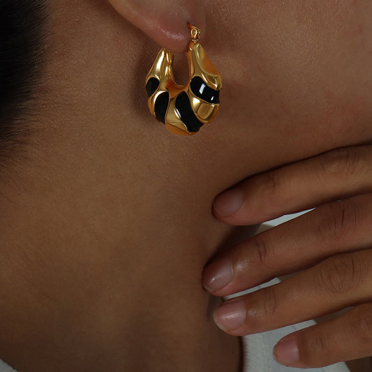 Chunky Hoops – Bold Elegance | Twinolo