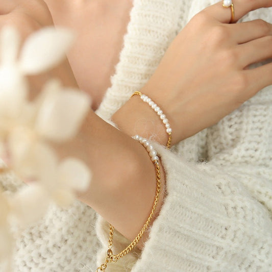 Natural Pearl Bracelet – Subtle Luxury | Twinolo
