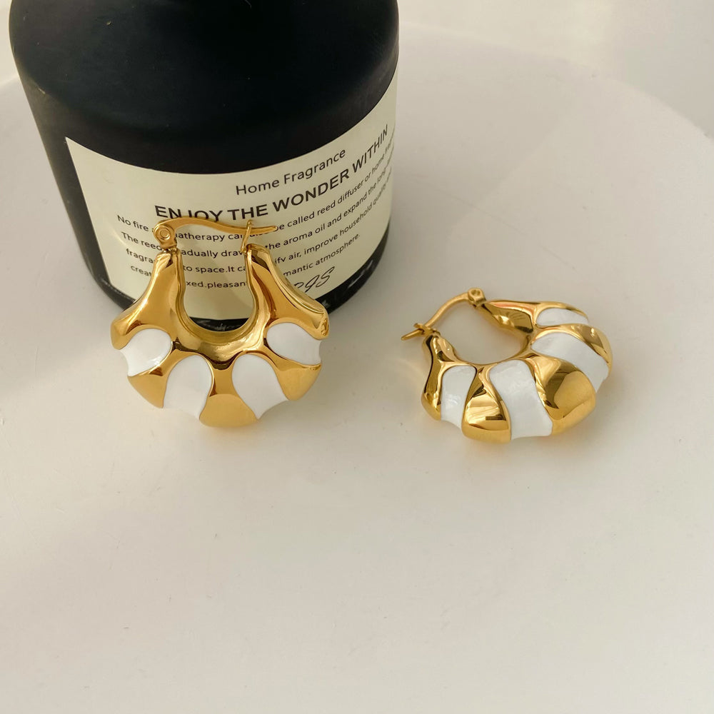 Chunky Hoops – Bold Elegance | Twinolo