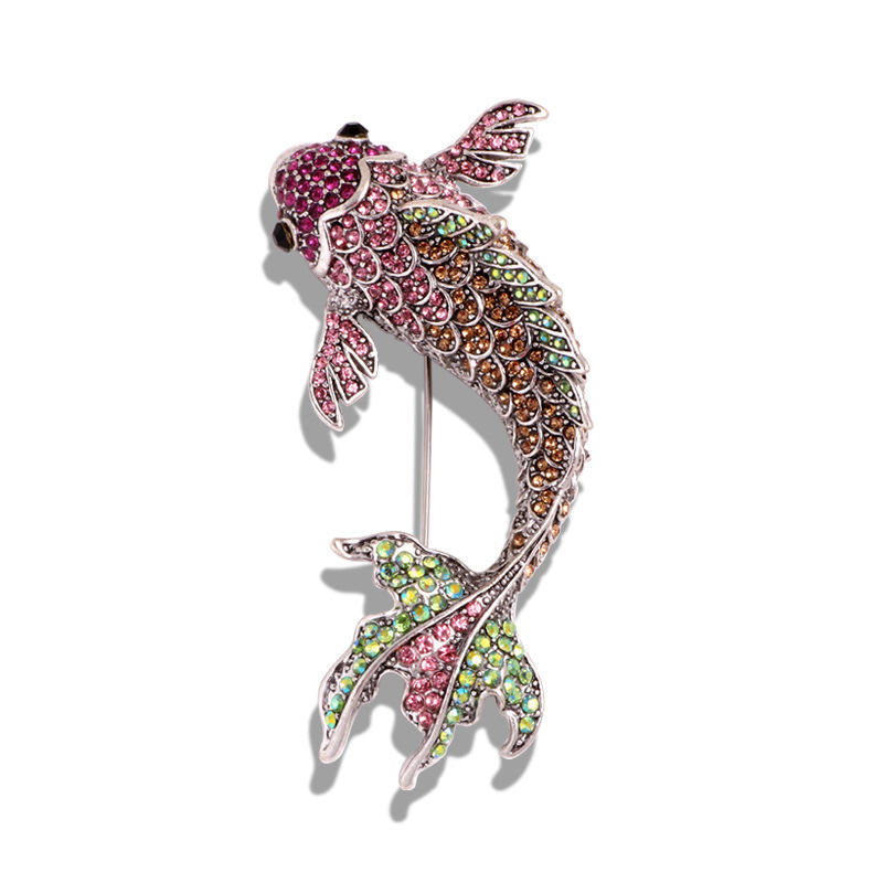 Brooch - Elegant Brooch with Crystals | Twinolo