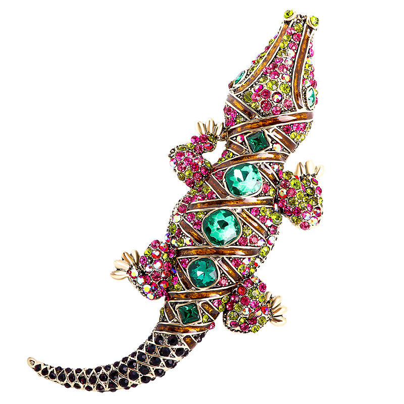 Brooch - Elegant Brooch with Crystals | Twinolo