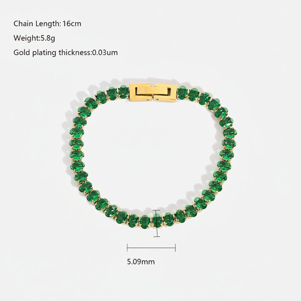 Sparkling Tennis Bracelet – Classic & Chic | Twinolo