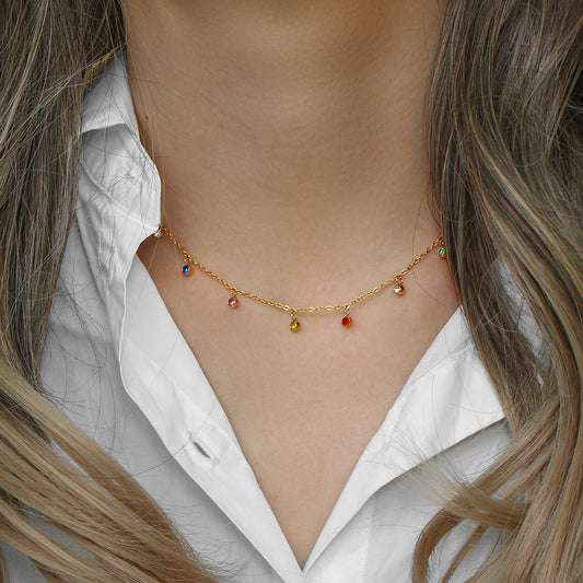 Fine Necklace with Zirconia – Subtle & Radiant | Twinolo