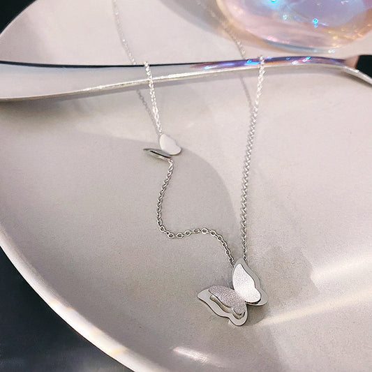 Gold Plated Necklace with Butterfly Pendant – Natural Charm | Twinolo