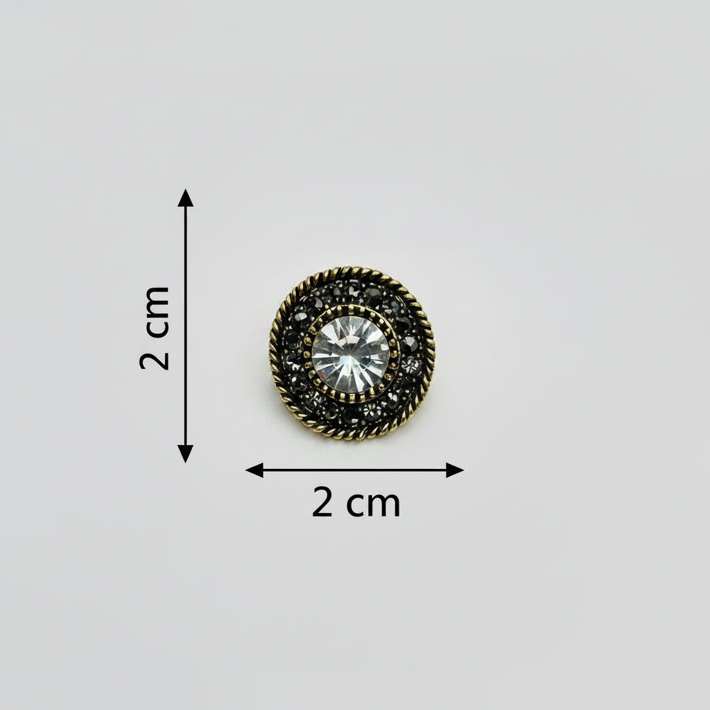 Brooch - Elegant Brooch with Crystals | Twinolo