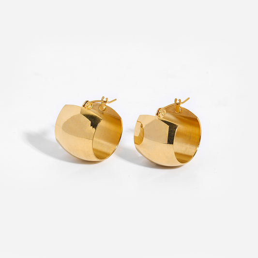 Chunky Hoops – Bold Elegance | Twinolo