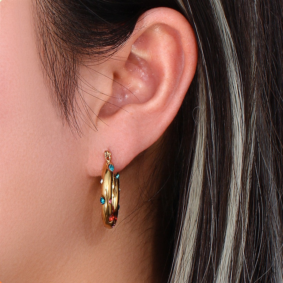 Zirconia Hoops – Modern & Shiny | Twinolo