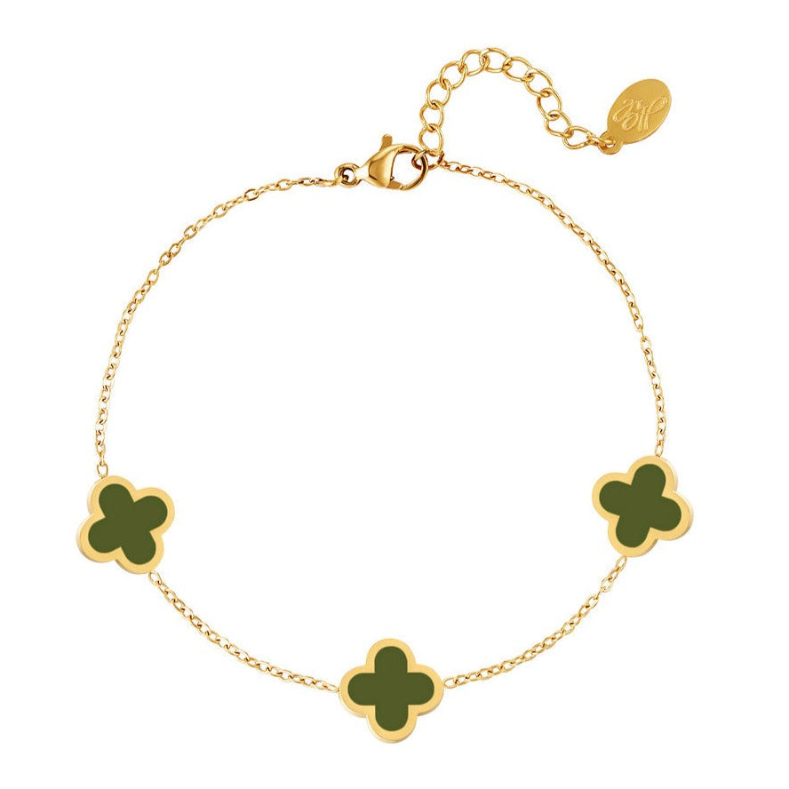 Three Leaf Clover Bracelet – Symbol of Luck | Twinolo