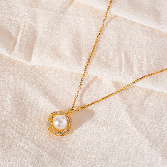 Fine Necklace with Pearl – Subtle & Classic | Twinolo