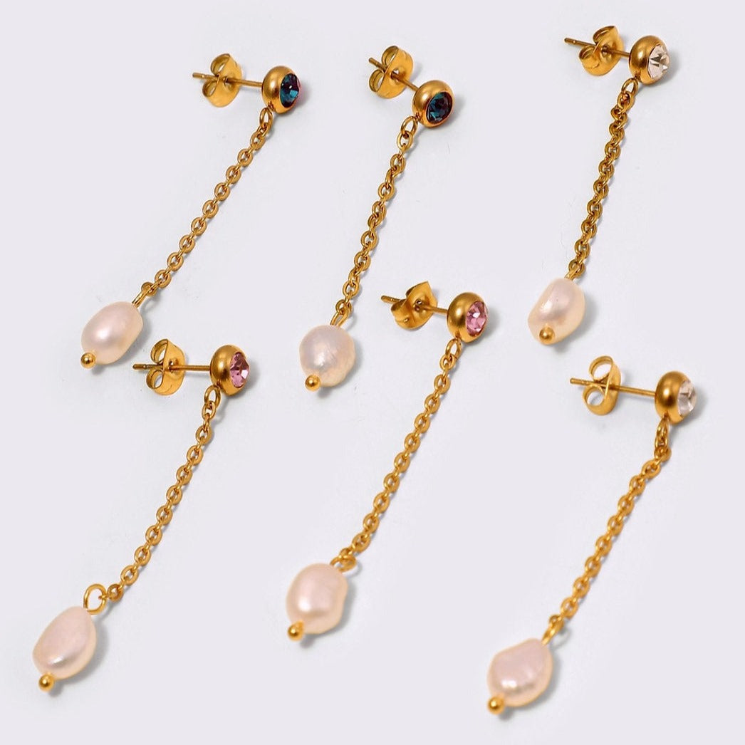 Pearl and Shine Earrings – Timeless Design | Twinolo