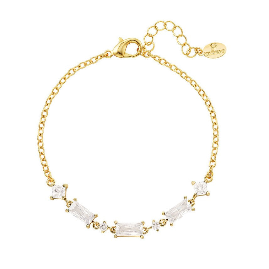 Zirconia Link Bracelet – Timeless Shine | Twinolo