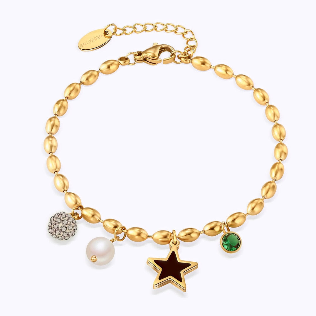 Bracelet with Pearl and Star – Elegant & Playful | Twinolo
