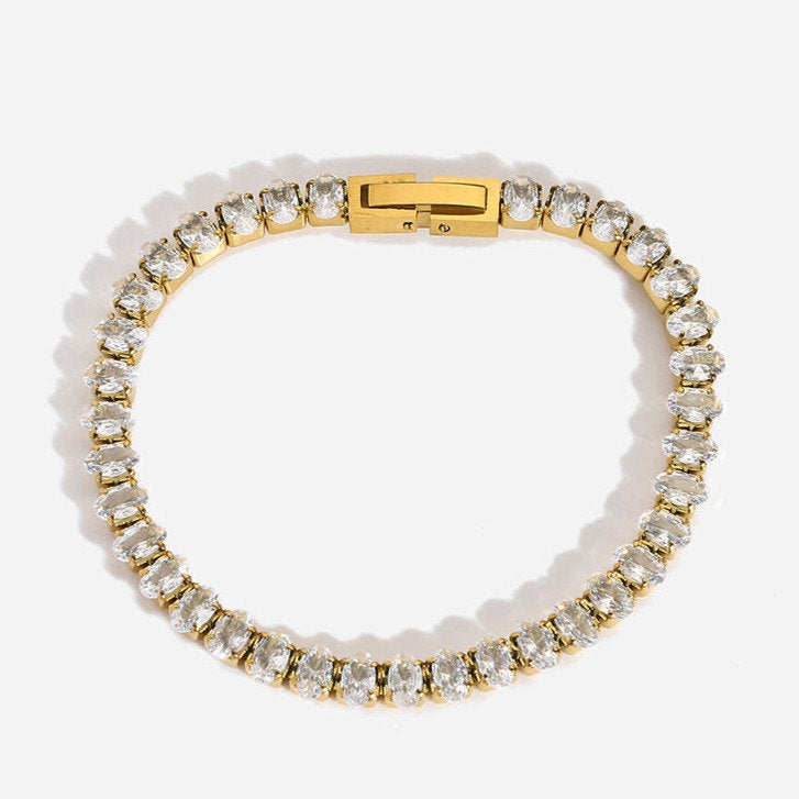 Sparkling Tennis Bracelet – Classic & Chic | Twinolo