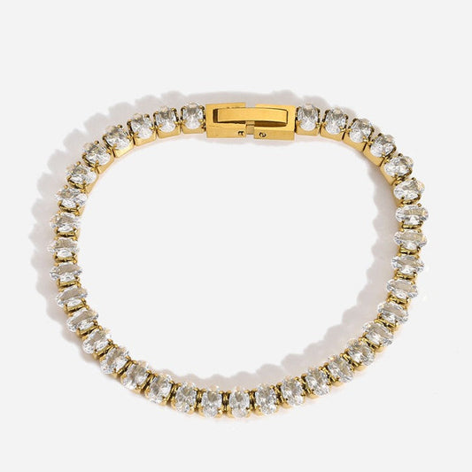 Sparkling Tennis Bracelet – Classic & Chic | Twinolo