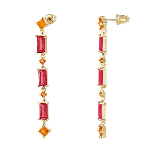 Statement Earrings with Zirconia – Timeless Shine | Twinolo
