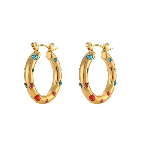 Zirconia Hoops – Modern & Shiny | Twinolo