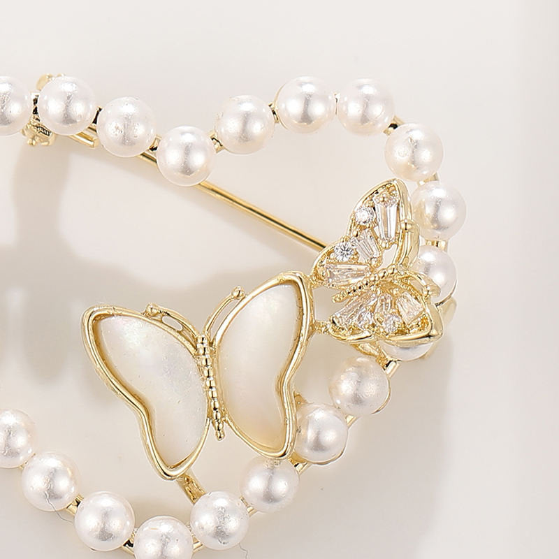 π¦ Butterfly Brooch - Elegant Brooch with Pearls | Twinolo