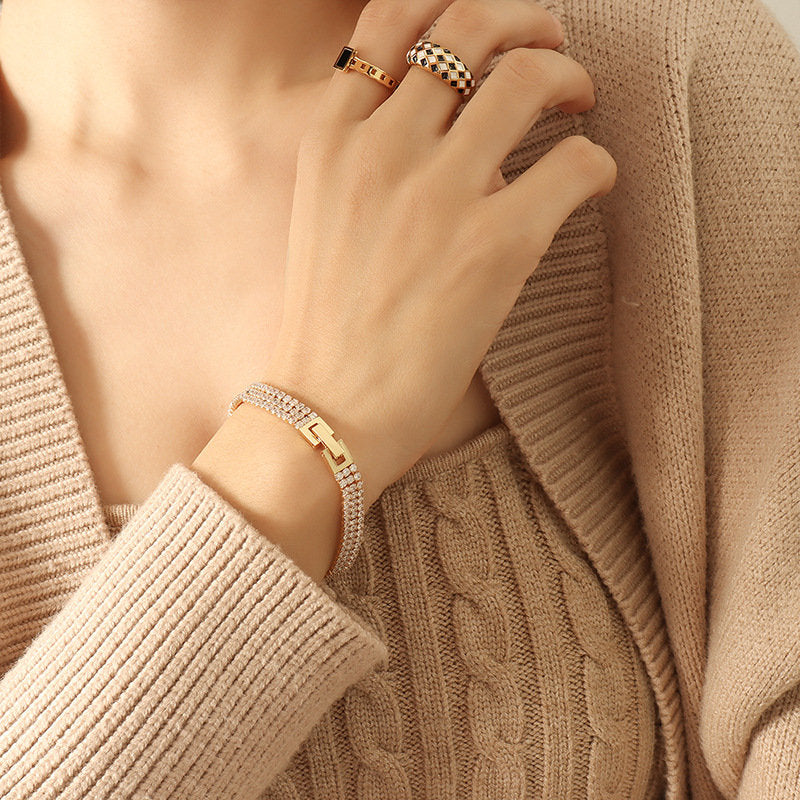 Tennis Bracelet with Zirconia – Stylish & Sophisticated | Twinolo