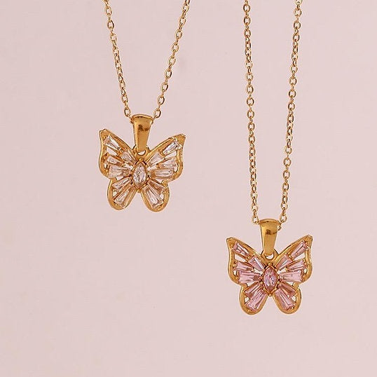 Butterfly Pendant Necklace – Playful & Elegant | Twinolo