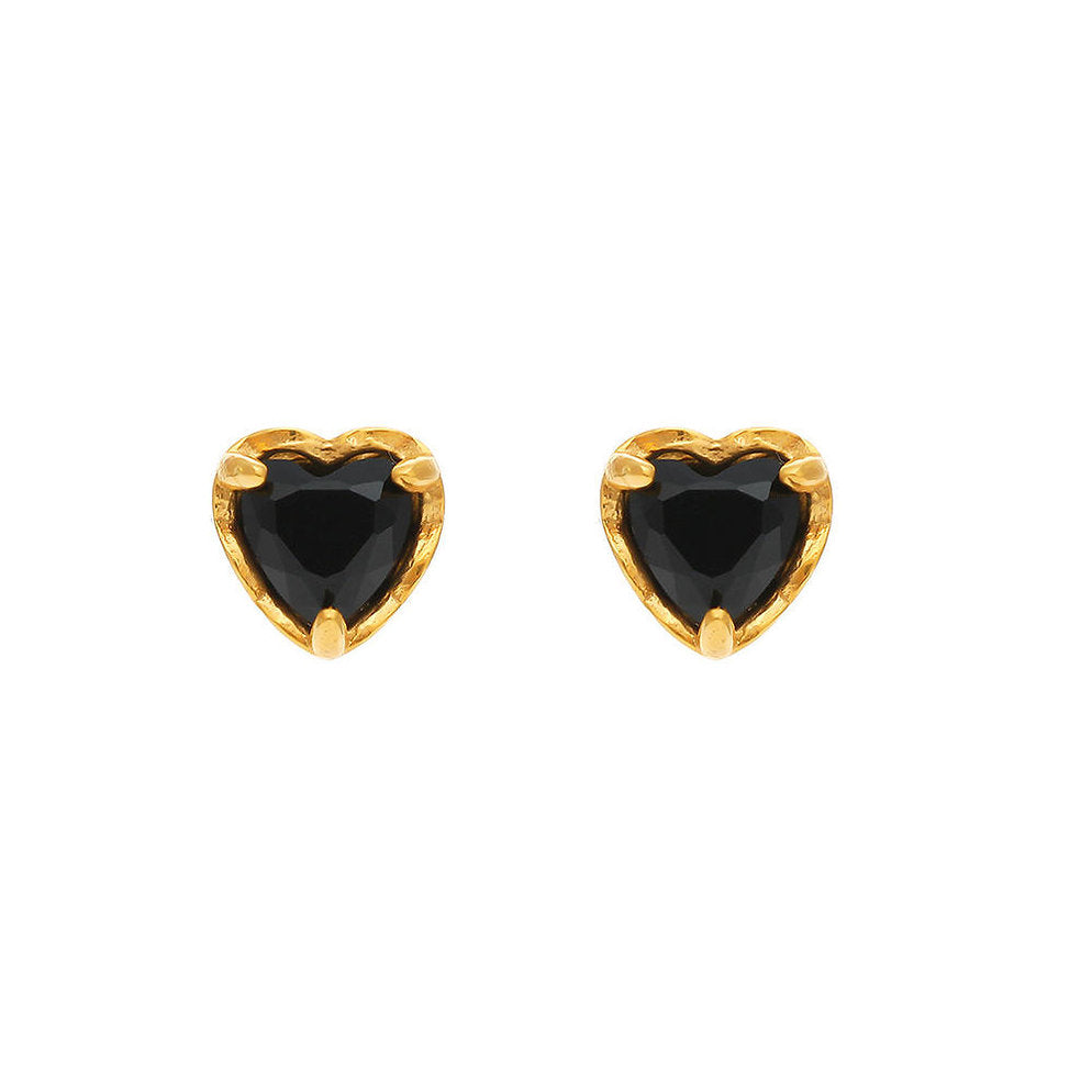 Heart-shaped Stud Earrings – Love in Detail | Twinolo
