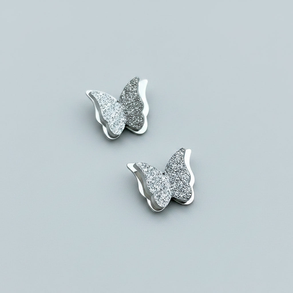 Butterfly Stud Earrings – Airy & Elegant | Twinolo