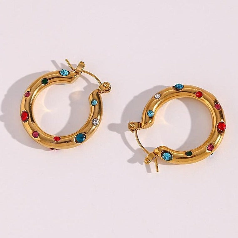 Zirconia Hoops – Modern & Shiny | Twinolo