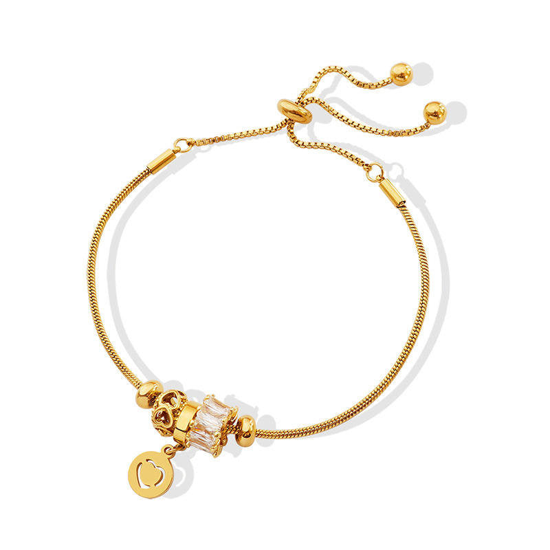 Bracelet with Heart-Shaped Drop – Romantic & Elegant | Twinolo