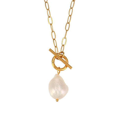 Freshwater Pearl Pendant Necklace – Natural Elegance | Twinolo
