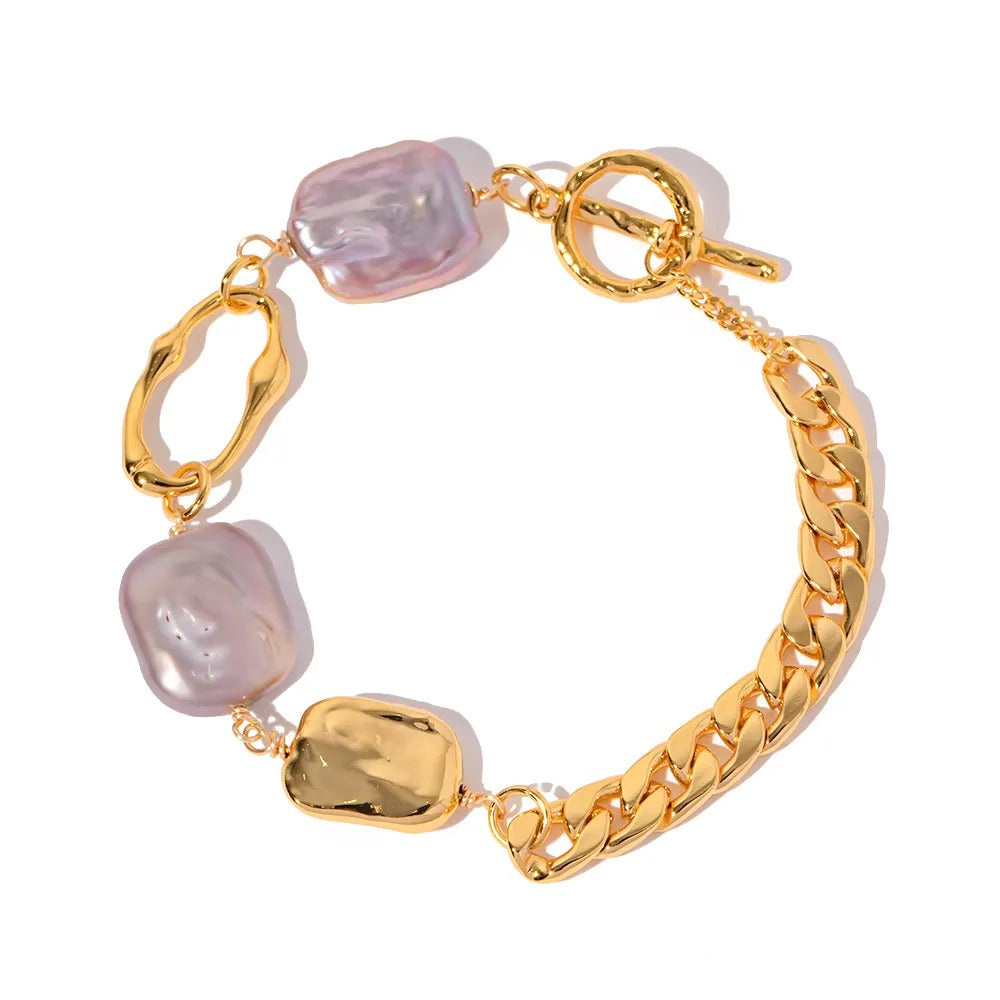 Pink Pearl Bracelet – Soft & Feminine Design | Twinolo