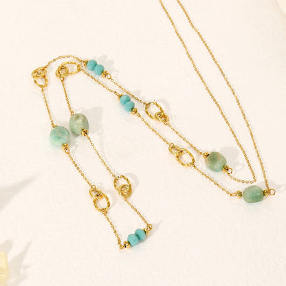 Long Necklace with Stones – Elegant & Versatile | Twinolo