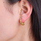 Women's steel hoop earrings