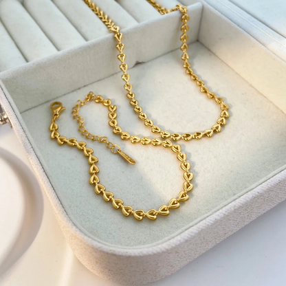 Gold-colored link bracelet – Timeless & Elegant | Twinolo 