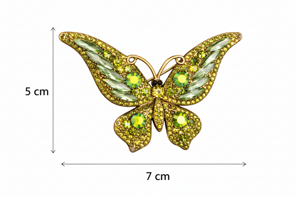 🦋 Butterfly Brooch - Elegant Brooch with Crystals | Twinolo