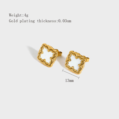 Clover Stud Earrings – Bringer of Luck | Twinolo