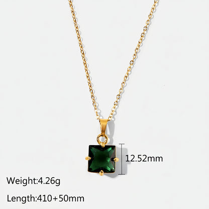 Necklace with Zirconia Pendant – Sparkling and Elegant | Twinolo