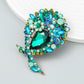 Crystal brooch J1101