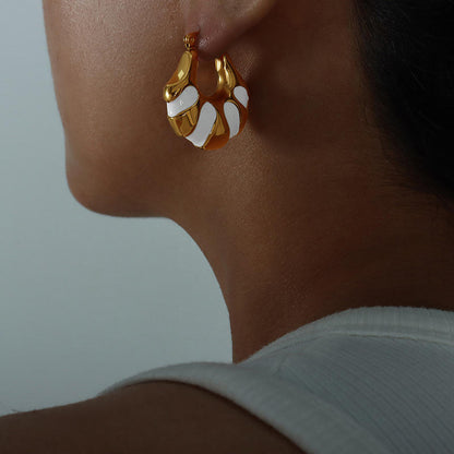 Chunky Hoops – Bold Elegance | Twinolo