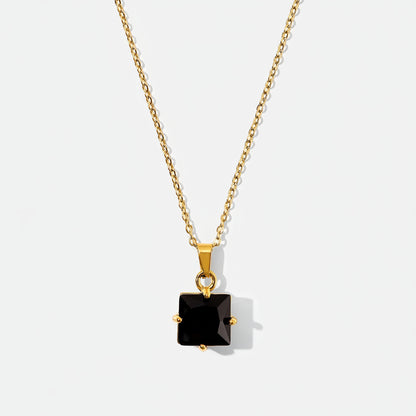 Necklace with Zirconia Pendant – Sparkling and Elegant | Twinolo