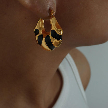 Chunky Hoops – Bold Elegance | Twinolo