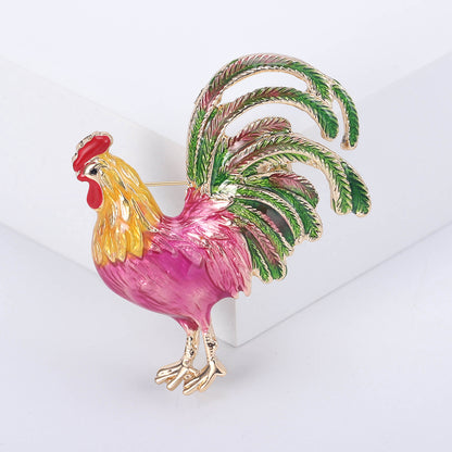 🐓 Rooster Brooch – Elegant Brooch | Twinolo