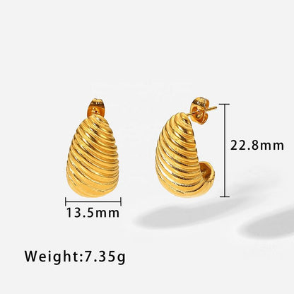 Timeless Teardrop Earrings – Sophisticated Simplicity | Twinolo