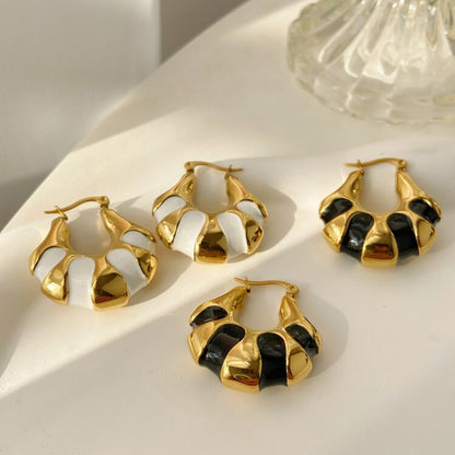 Chunky Hoops – Bold Elegance | Twinolo