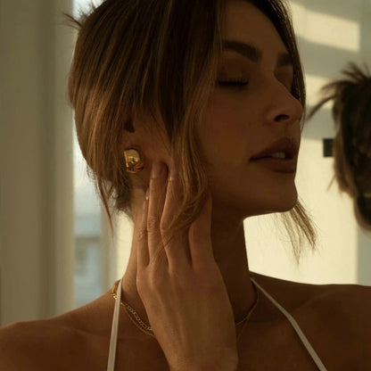 Chunky Hoops – Bold Elegance | Twinolo
